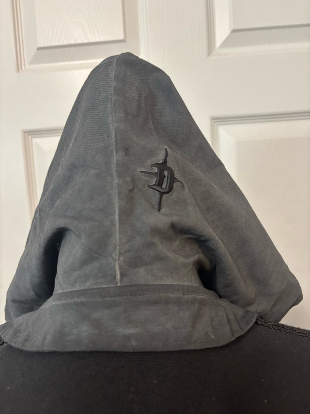 NWT Dolls Kill / Darker Wavs Chord Backless Hooded Dress - Picture 5 of 9